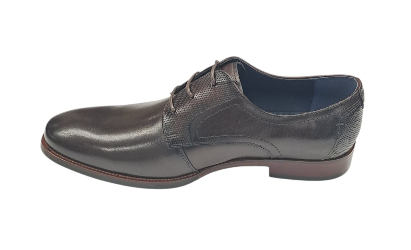 Escape Solid Bond Laced Dress Shoe - Mahogany