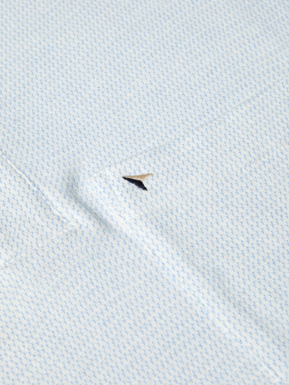 Daniel Grahame Short Sleeve 3 Button Polo Shirt - Light Blue