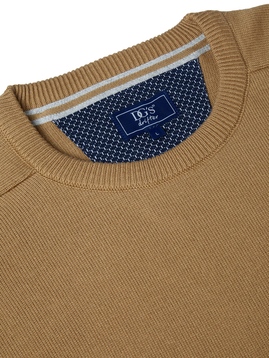 Daniel Grahame Crew Neck Sweater 42 - Light Brown – Watson