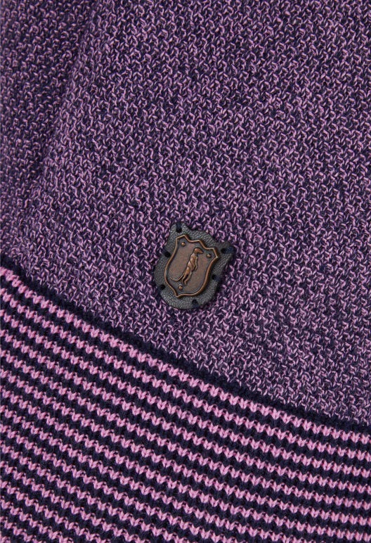 6th Sense Alfie Half Zip Sweater - Cyclamen