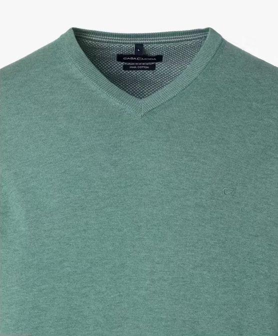 Casa Moda V-Neck Sweater 369 - Green