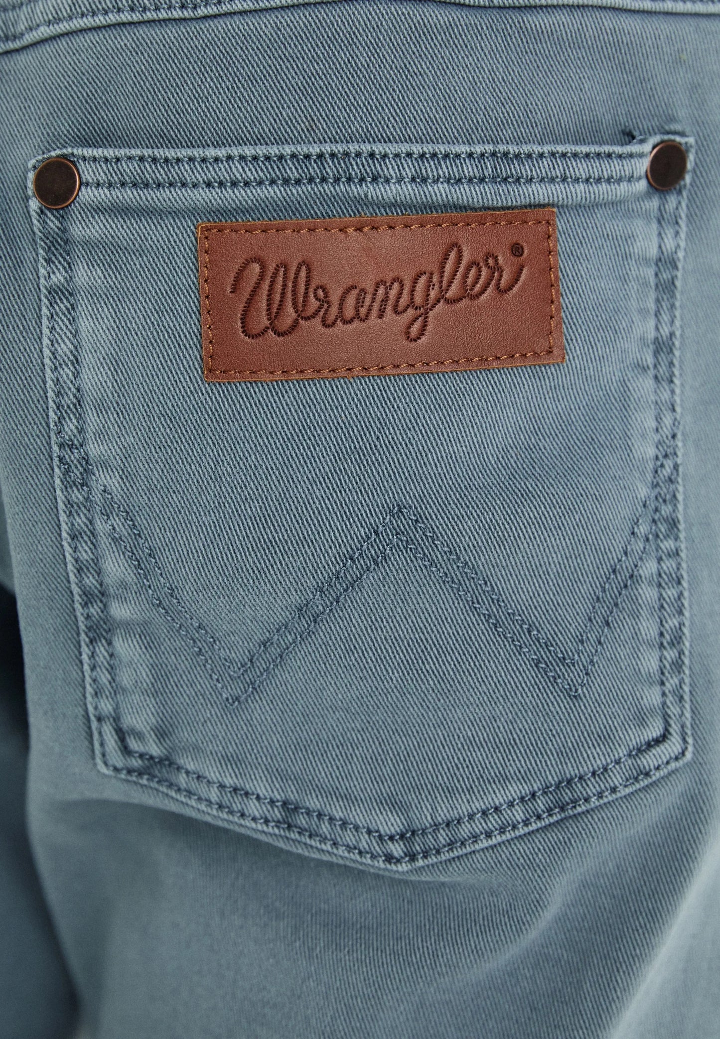 Wrangler Greensboro 803 Regular Straight Jean - Dusty Blue