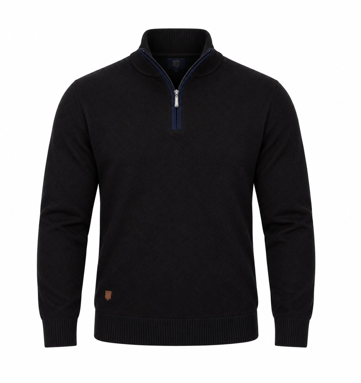 6th Sense Harry Half Zip Sweater - Reed