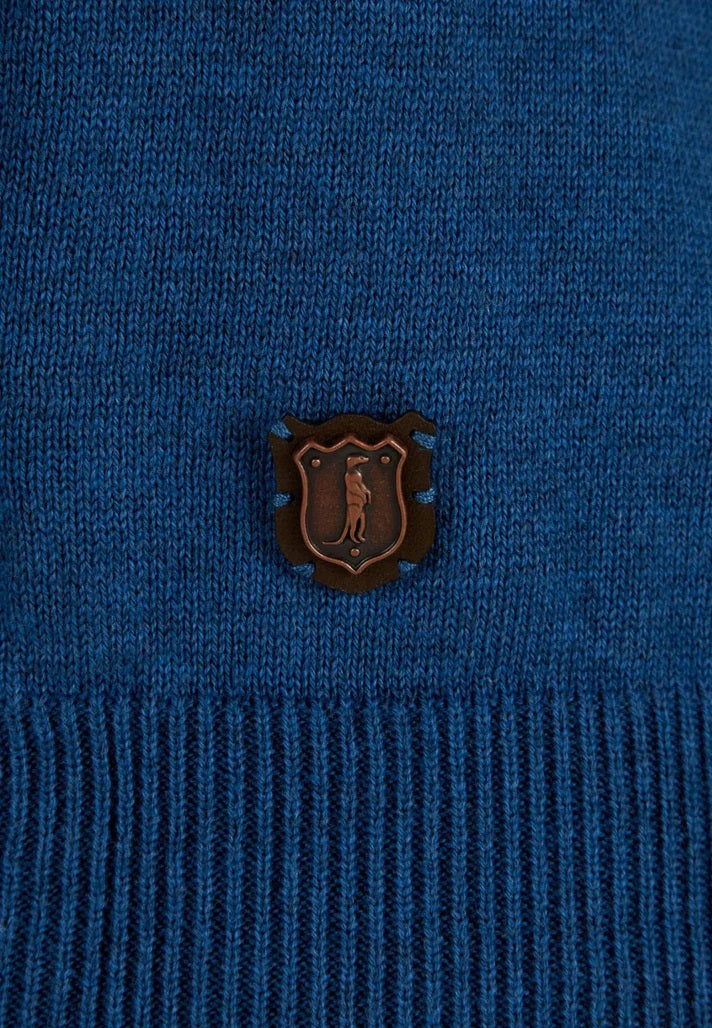 6th Sense Harry Half Zip Sweater - Sodalite