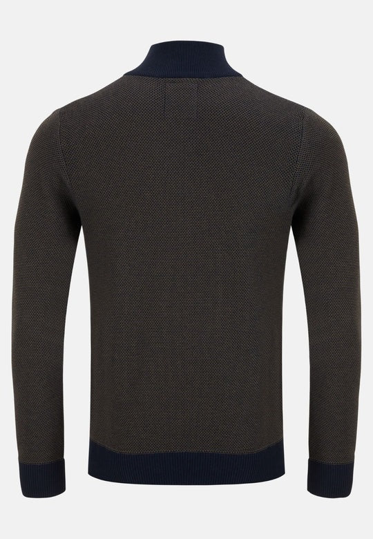 6th Sense Daylight Half Zip Sweater - Morel