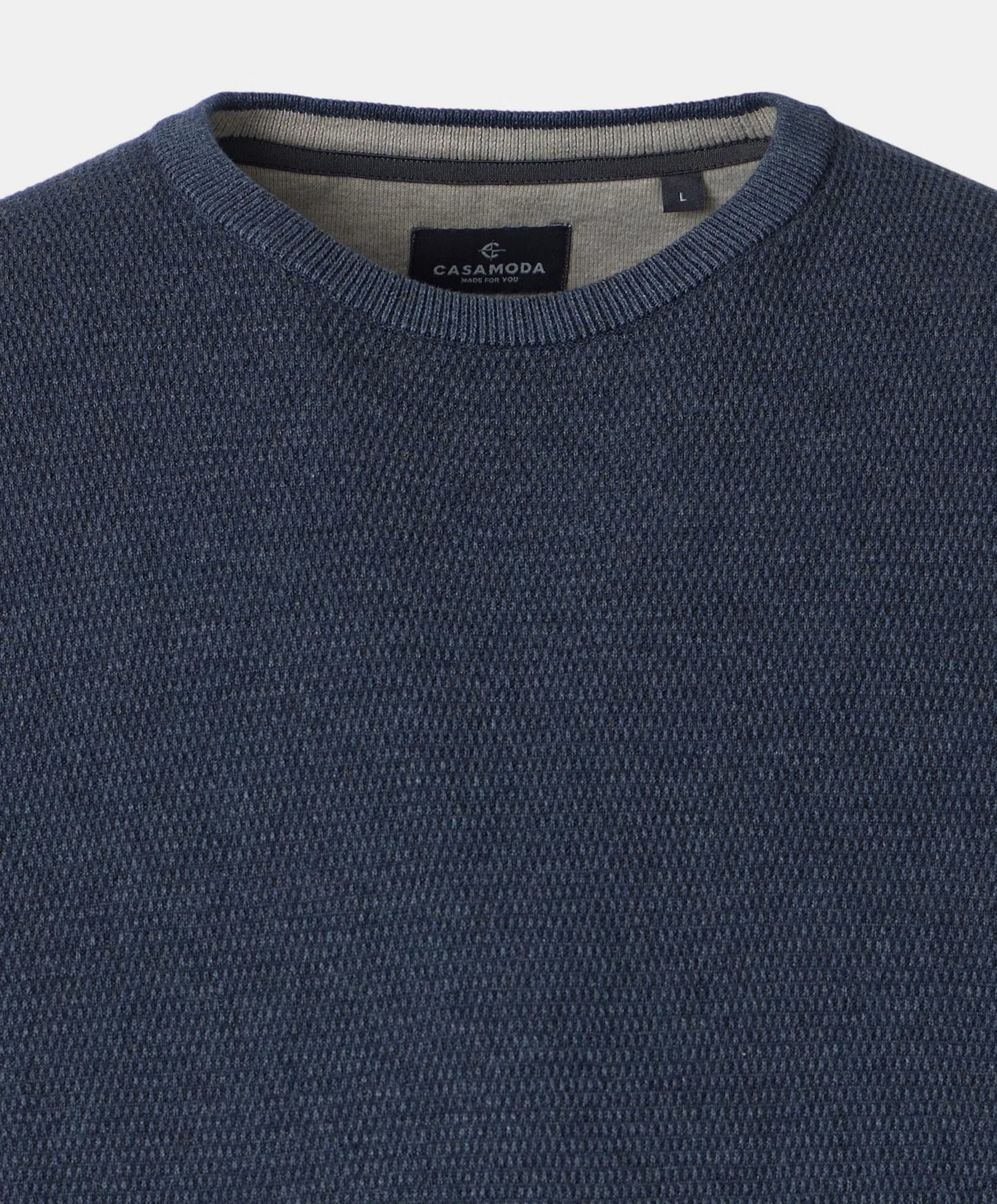 Casa Moda Crew Neck Jumper 108 - Dark Navy