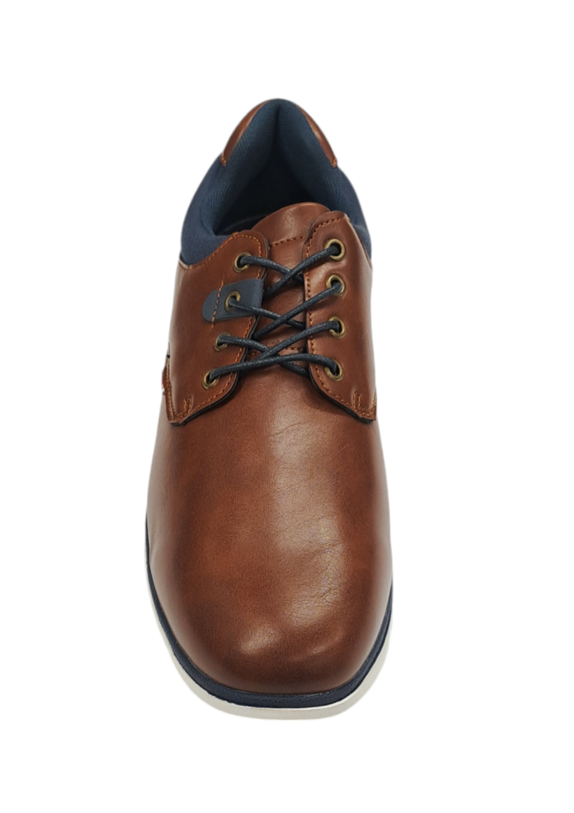 6th Sense Dolphin Casual Laced Shoe - Brown