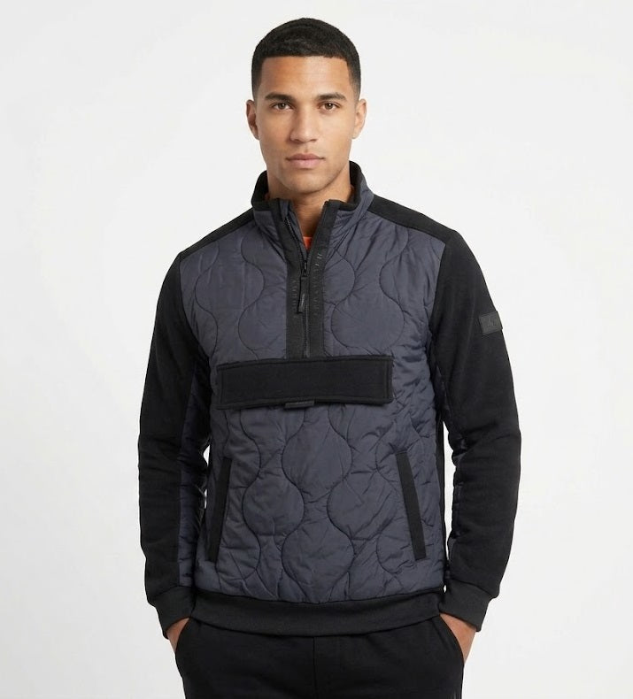 Avventura Therma Heat Half Zip Hybrid Sweatshirt 609 - Navy/Black