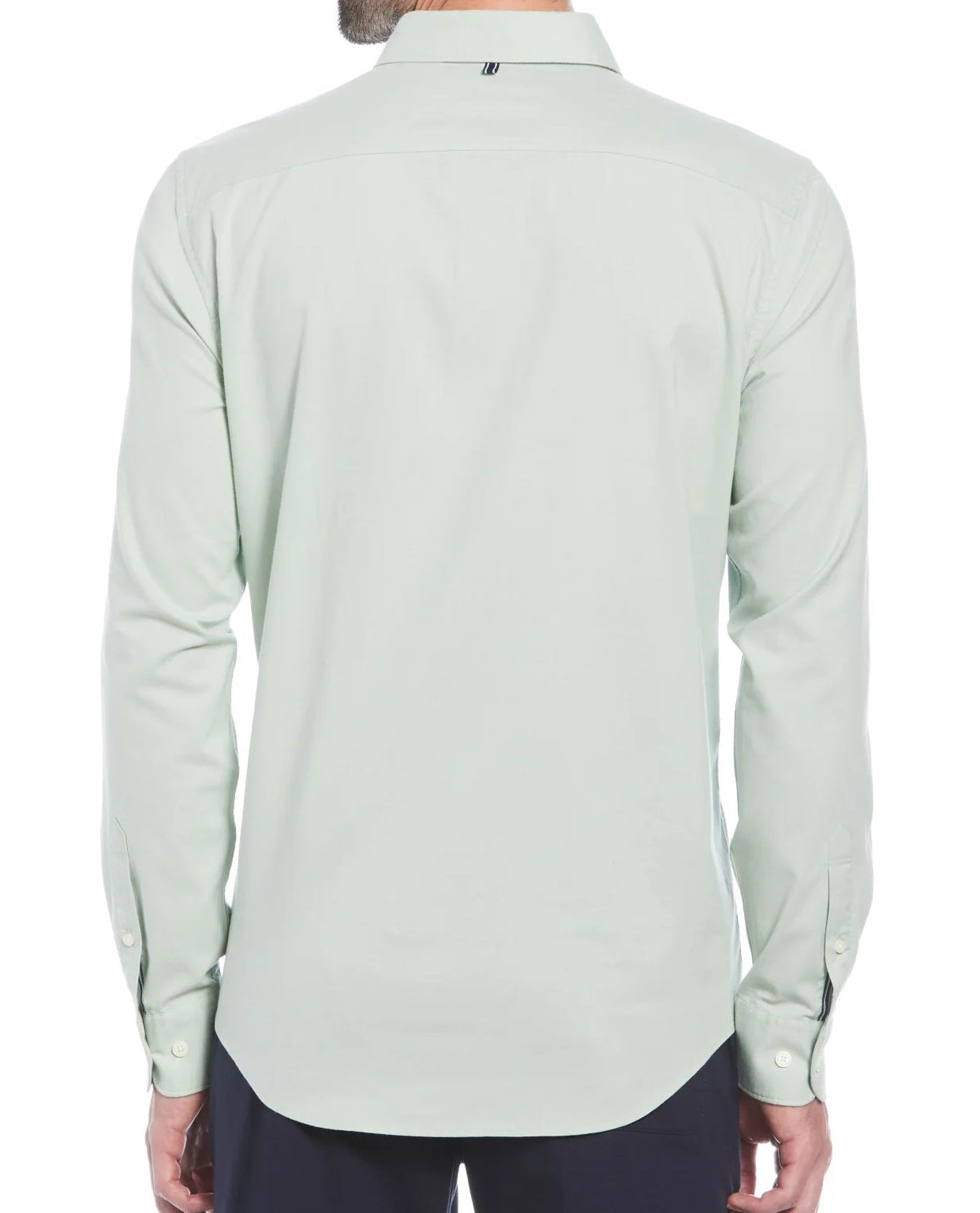 Original Penguin Long Sleeve Oxford Shirt - Silt Green