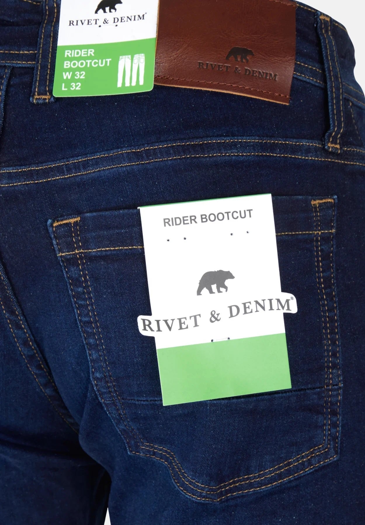 Rivet & Denim Forge Straight Leg Jean - Stone Wash