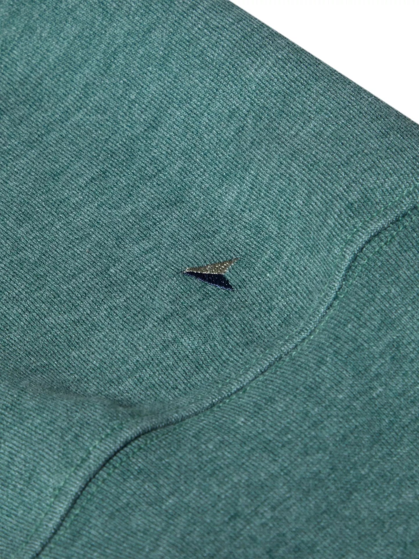Daniel Grahame Half Zip Long Sleeve Sweatshirt - Light Green