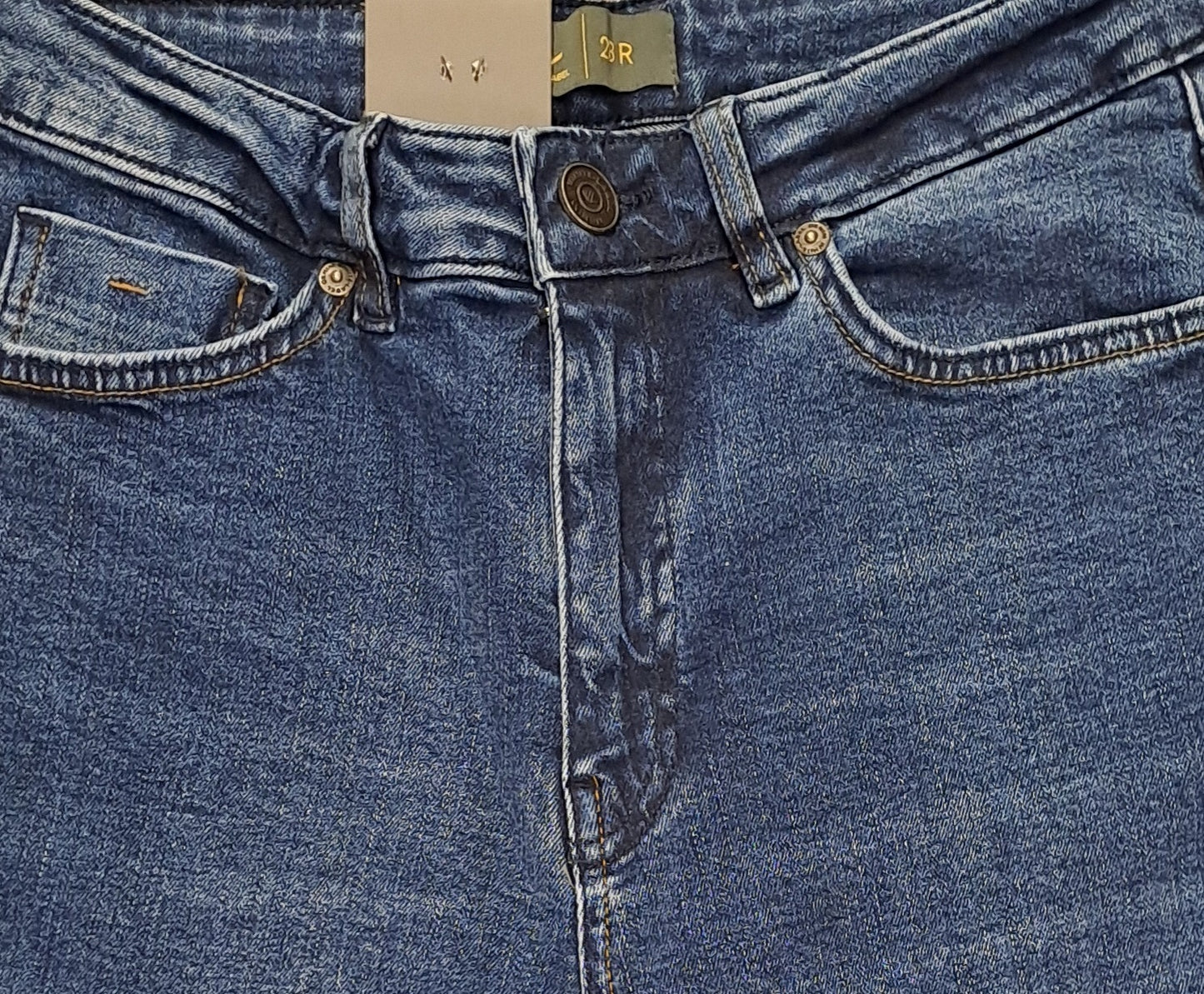 White Label Trent Tpaered Fit Stretch Jean - Mid Blue