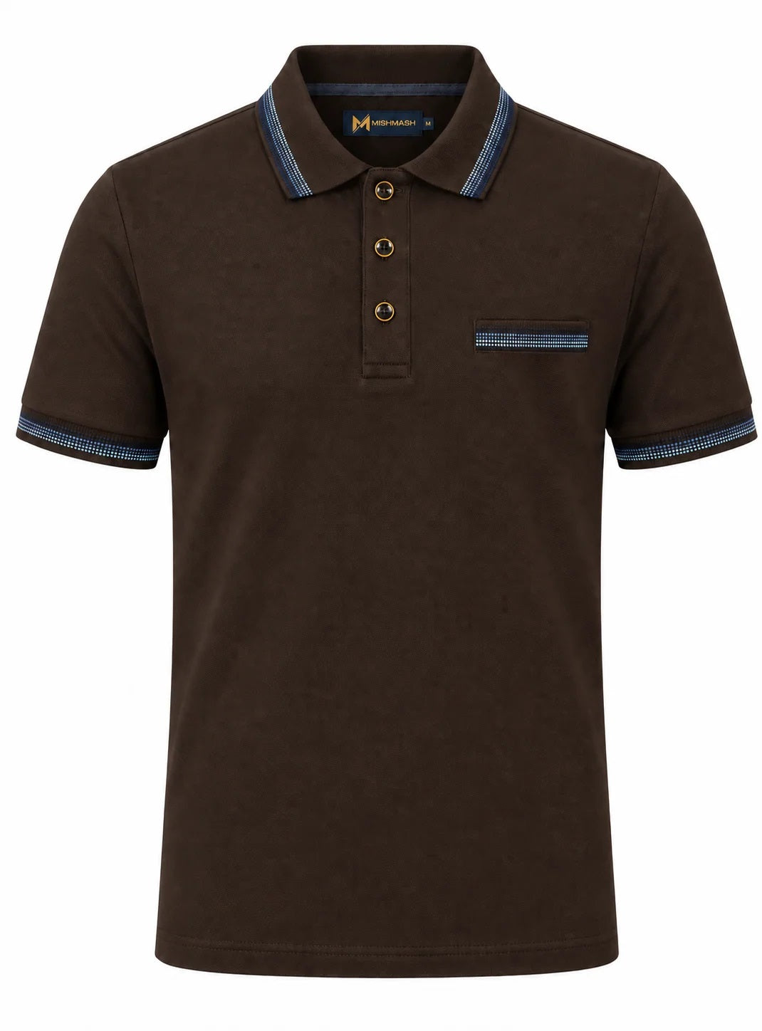 Mish Mash Tempest Polo Shirt - Mocha