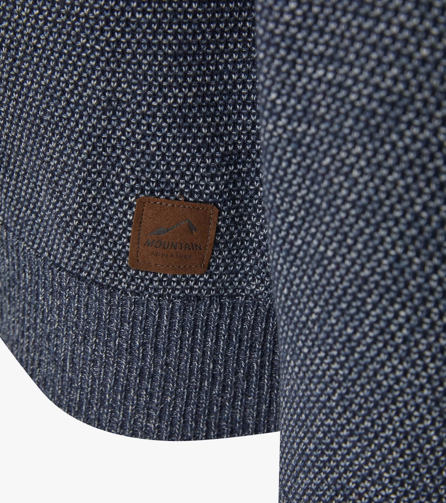 Casa Moda Troyer Half Zip Sweater 131 - Blue