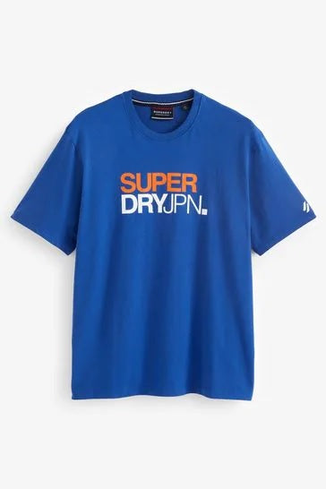 Superdry Sportswear Logo Loose T-Shirt - Elite Blue