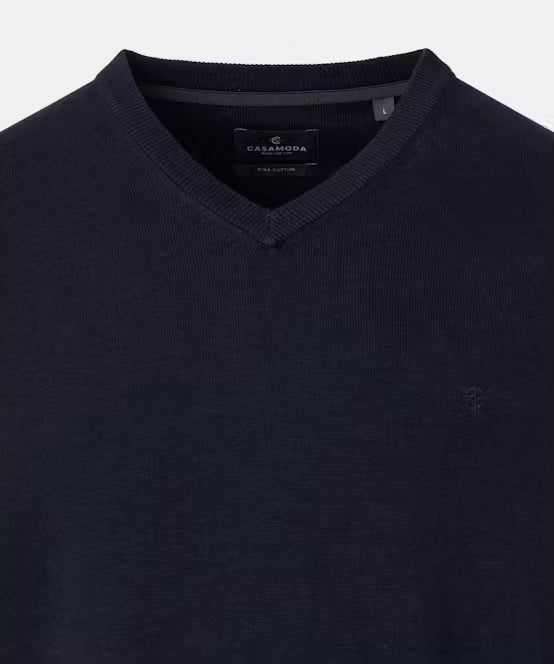 Casa Moda V-Neck Sweater - Navy
