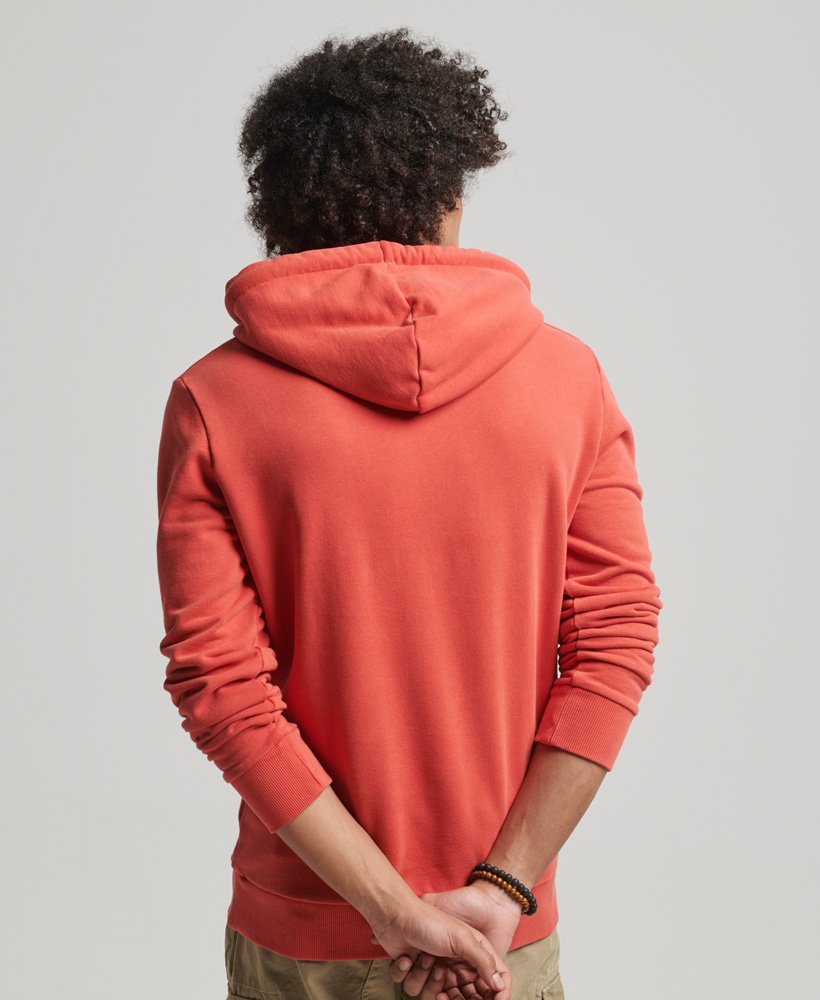 Superdry Vintage Logo Neon Hoodie - Americana Red