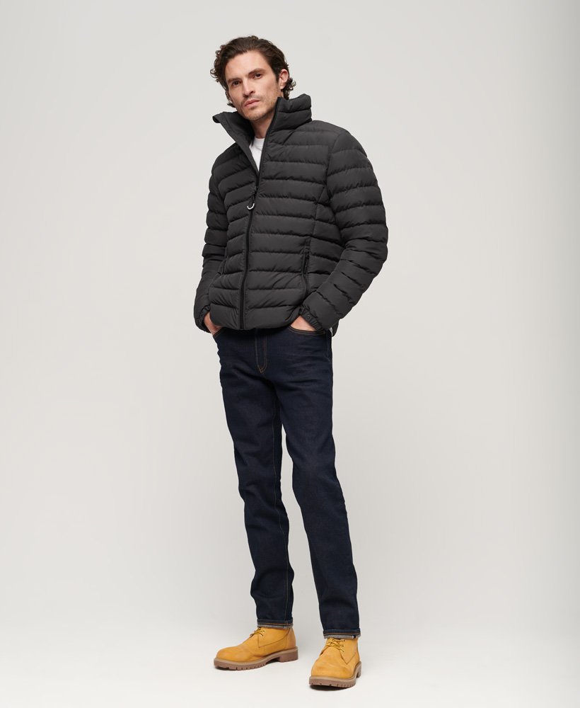 Superdry Fuji Embroidered Padded Jacket - Black
