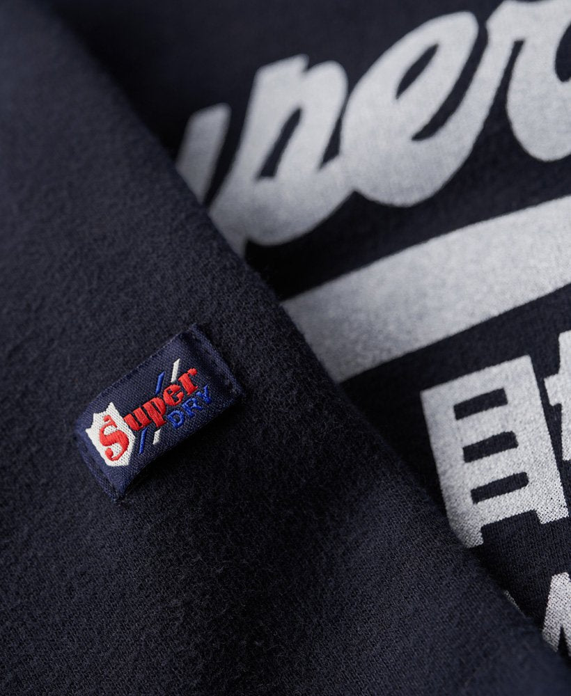 Superdry Vintage Logo Hoodie - Eclipse Navy