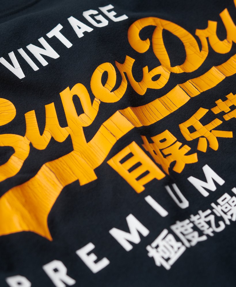 Superdry Vintage Logo Duo T-Shirt - Eclipse Navy