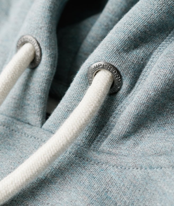 Superdry Core Logo Classic Hoodie - Coastal Blue Grit
