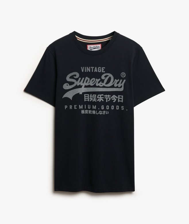 Superdry Vintage Logo Classic T-Shirt - Eclipse Navy