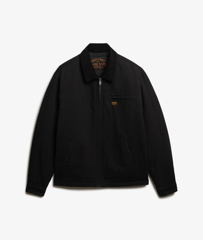 Superdry Cotton Canvas Ranch Jacket - Jet Black