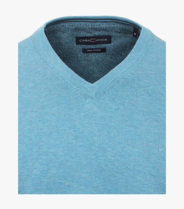 Casa Moda V-Neck Jumper 119 - Petrol