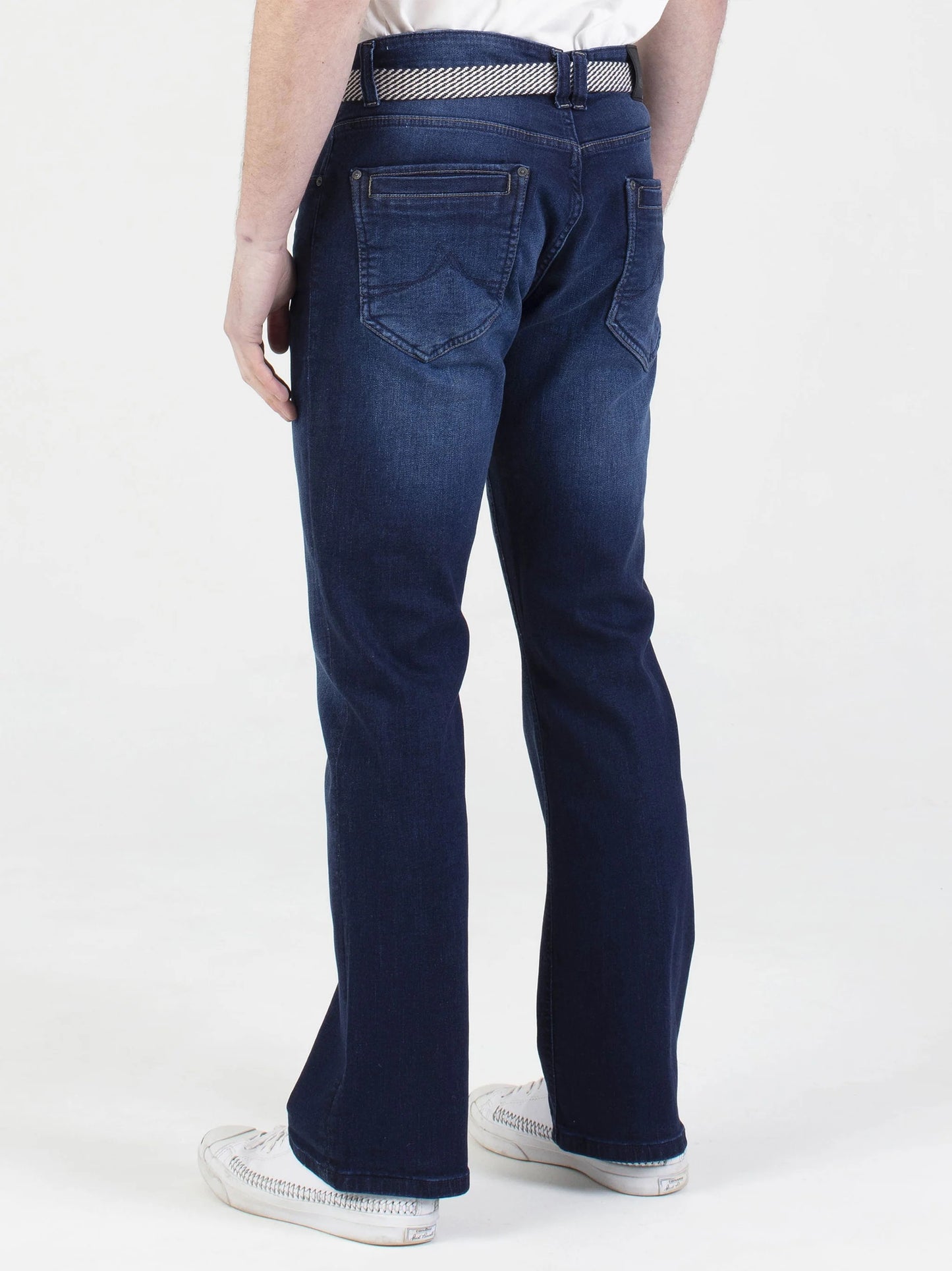 Mish Mash 1941 Volta Boot Cut Stretch Jean - Blue Blue