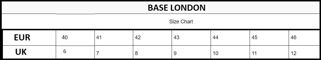 Base London Event Waxy Lace Up Shoe -Tan