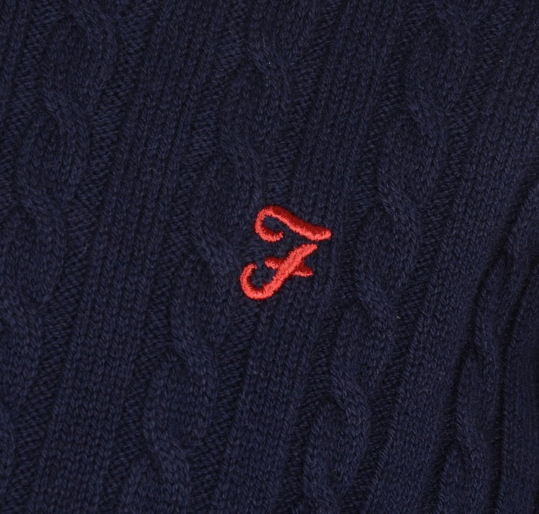 Farah cable knit on sale jumper