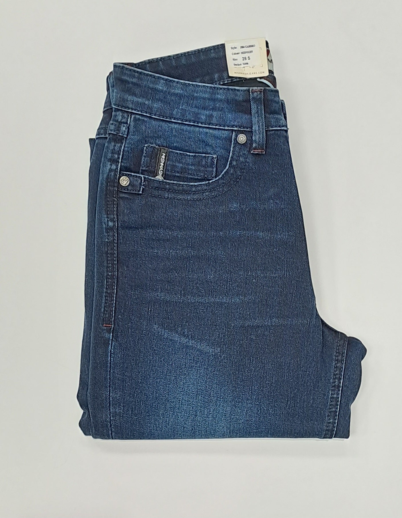 Mish Mash 1984 Gabbro Mid Stretch Tapered Jean - Midnight