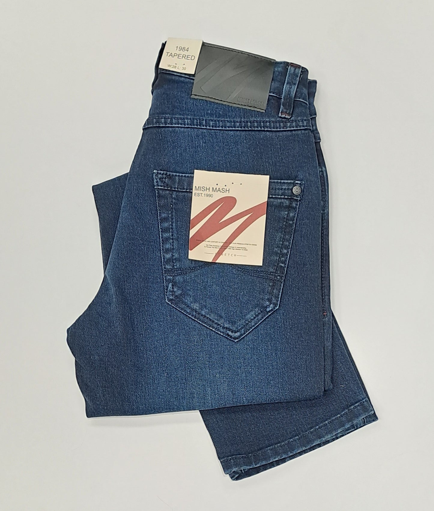 Mish Mash 1984 Gabbro Mid Stretch Tapered Jean - Midnight