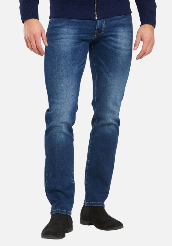 6th Sense Nevada Stretch Straight Cut Jeans - Wash #7