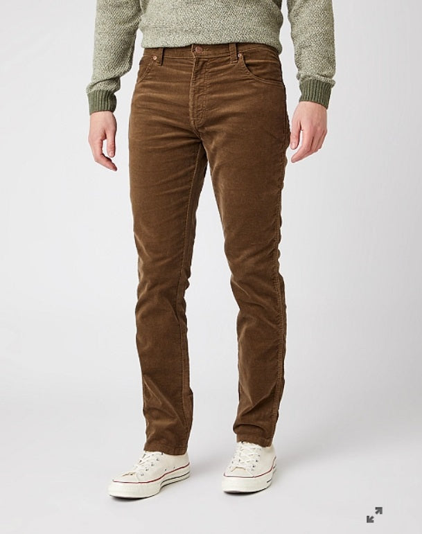Wrangler Texas Slim Corduroy Jeans 822 Teak – Watson Menswear