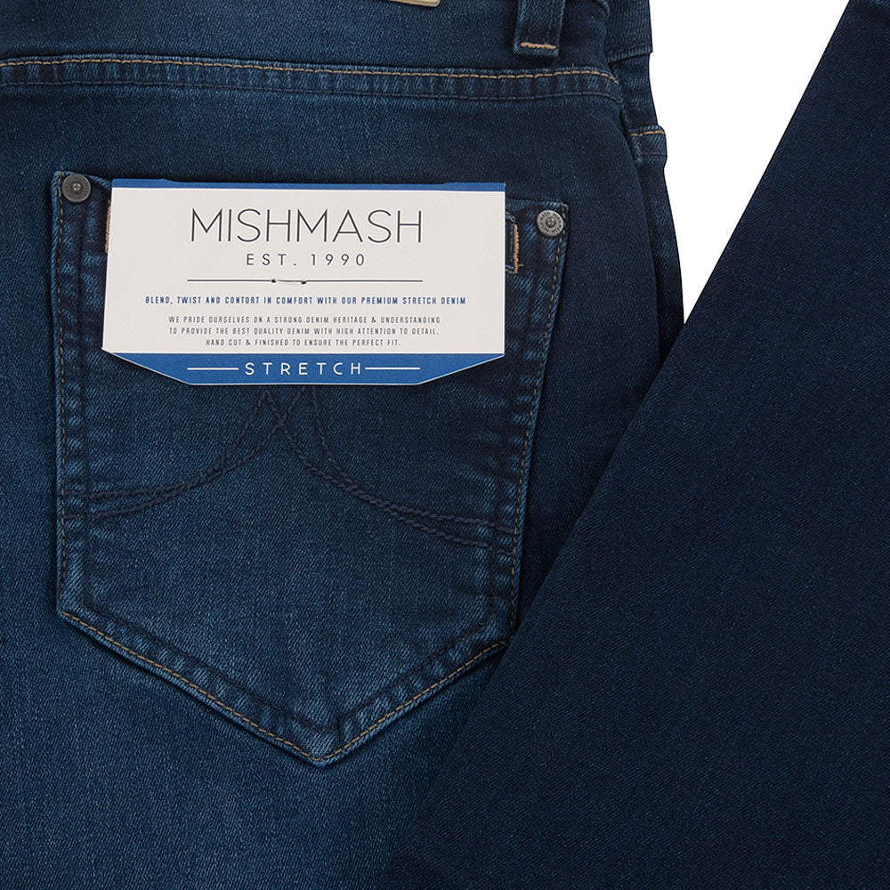 Mish Mash 1941 Volta Boot Cut Stretch Jean - Blue Blue