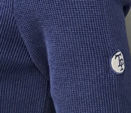 Tom Penn Crew Neck Sweater - Navy
