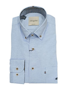 Dario Beltran Osorno Regular Fit Casual Shirt - Blue