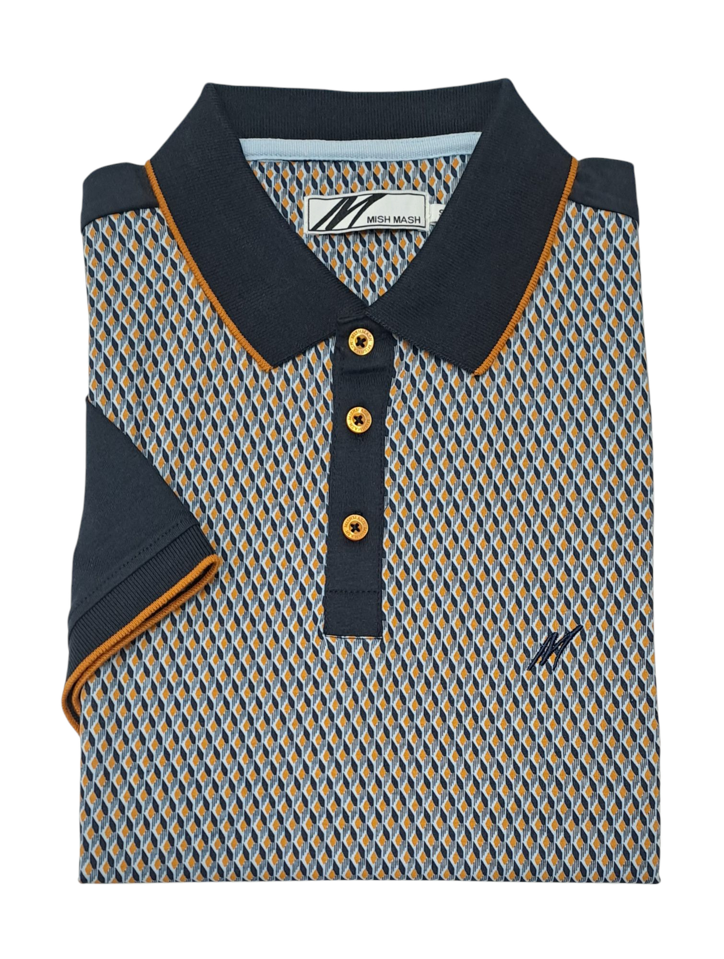 Mish Mash Nova Regular Fit Jersey Polo Shirt - Navy