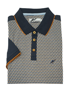 Mish Mash Nova Regular Fit Jersey Polo Shirt - Navy