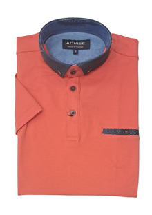Advise Short Sleeve Polo Shirt 300 - Coral