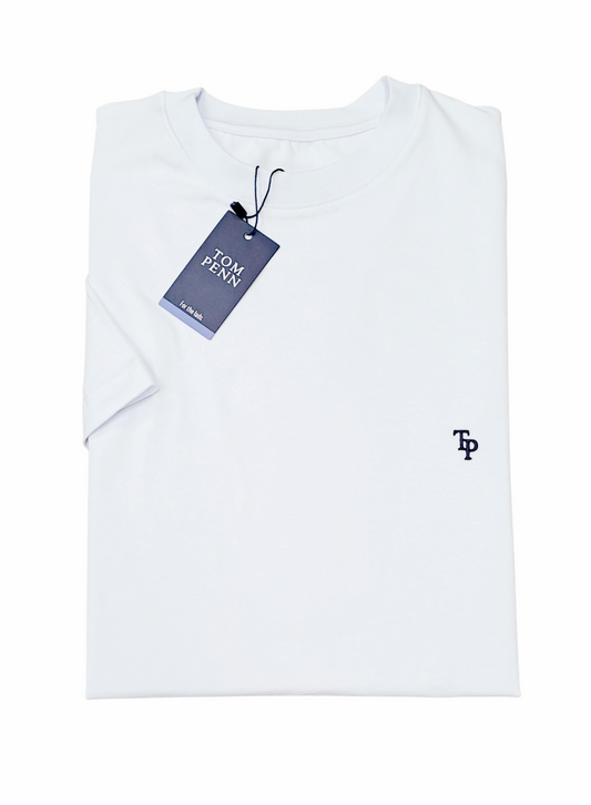 Tom Penn Short Sleeve T-Shirt TPP-193 - White