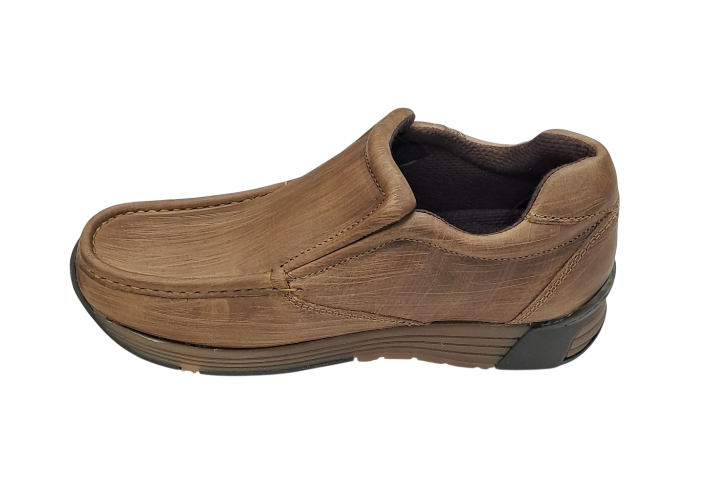 Ninety78 Casual Slip On Shoes Lavey - Tan Semi Scratch