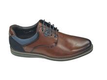 6th Sense Dolphman Smart Casual Laced Shoe - Brown