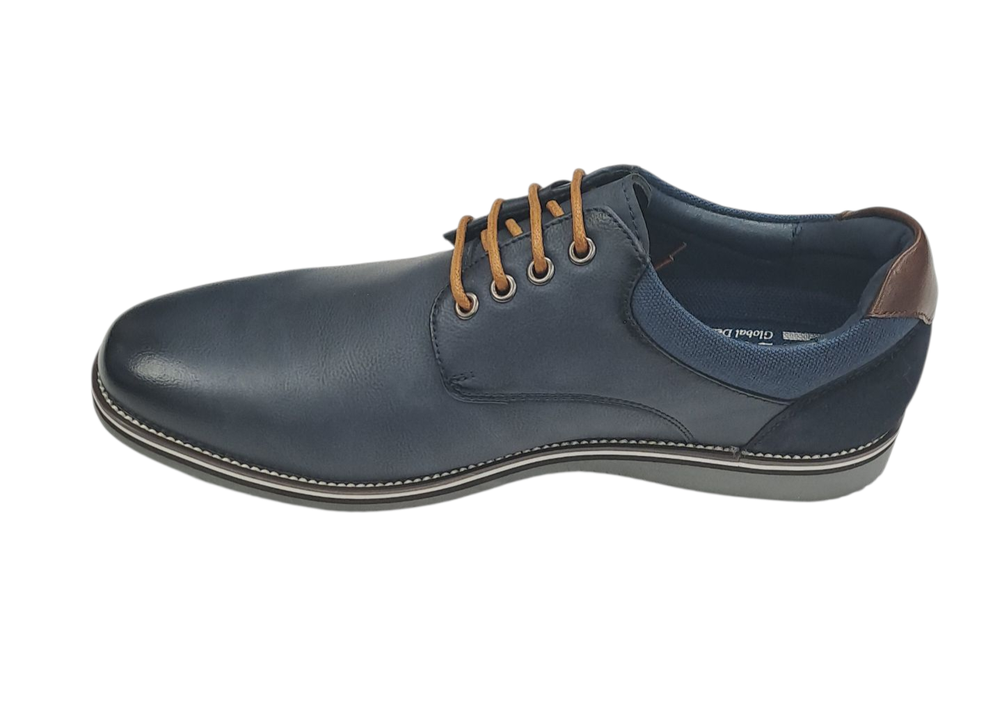 6th Sense Dolphman Smart Casual Laced Shoe - Navy