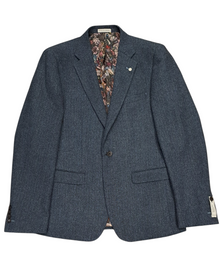 White Label Tapered Fit Jacket - Dark Blue