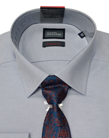 Daniel Grahame Regular Fit Long Sleeve Formal Shirt & Tie - Sky Blue
