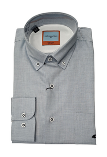 Dario Beltran Long Sleeve Casual Shirt - Navy