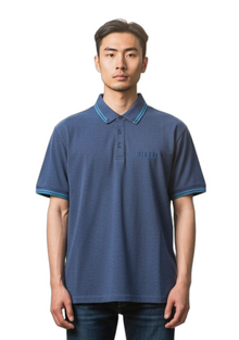 Diesel Malin Short Sleeve Polo Shirt - Cobalt