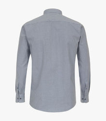 Casa Moda Long Sleeve Casual Shirt 100 - Mid Blue